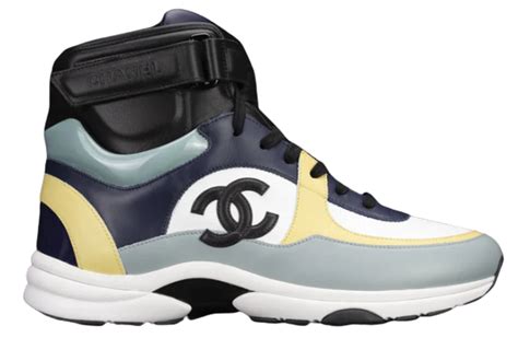 chanel high top sneakers 2019|Chanel high top sneakers 2021.